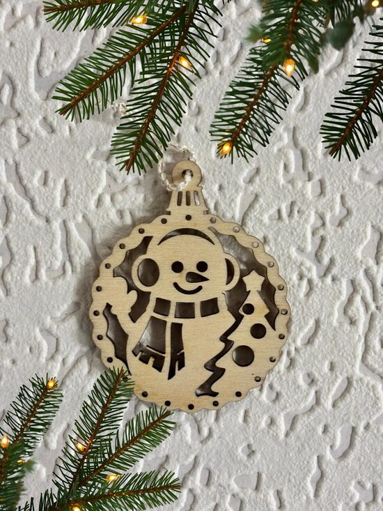 Ziemassvētku dekors "Sniegavīrs"